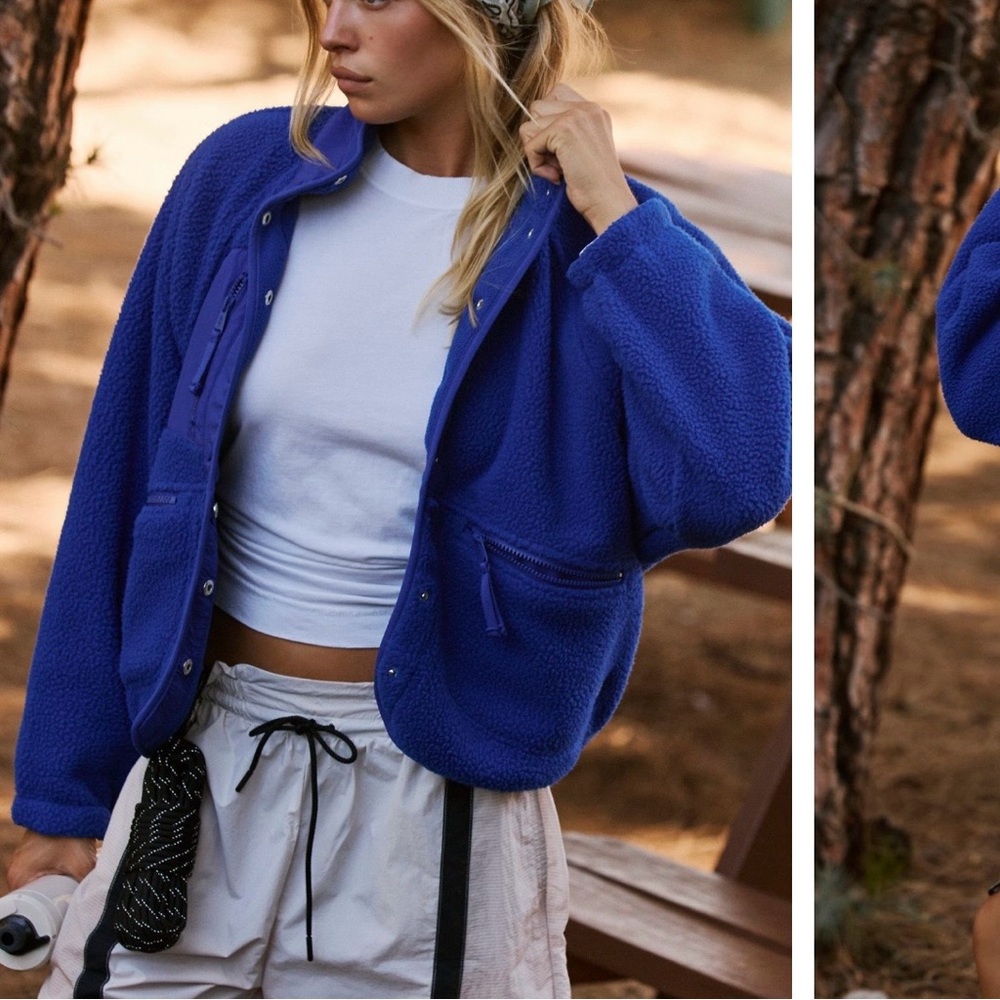 Hit the Slopes Jacket in Sapphire